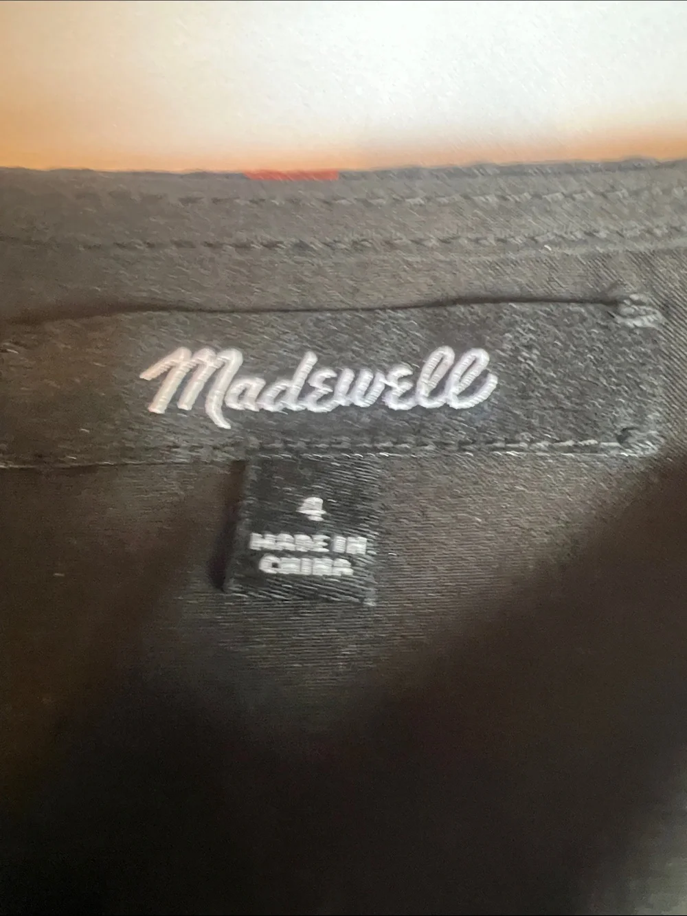 Madewell Silk Black V-Neck Tie-Sleeve Floral Top Sz 4 Coquette Cottage Prairie